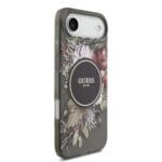 Guess IML Flowers Strap MagSafe Black Kryt iPhone 17 Air