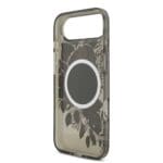 Guess IML Flowers Strap MagSafe Black Kryt iPhone 17 Air