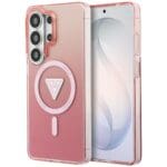 Guess IML Gradient Triangle MagSafe Pink Kryt Samsung Galaxy S26 Ultra