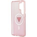 Guess IML Gradient Triangle MagSafe Pink Kryt Samsung Galaxy S26 Ultra