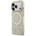 Guess IML Peony Dot MagSafe Beige Kryt iPhone 17 Pro