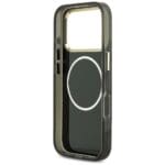 Guess IML Peony Dot MagSafe Black Kryt iPhone 17 Pro