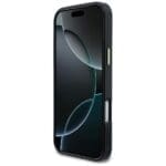 Guess IML Peony Dot MagSafe Black Kryt iPhone 17 Pro Max