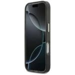 Guess IML Script Metal MagSafe Black Kryt iPhone 17 Pro Max