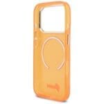 Guess IML Script Metal MagSafe Orange Kryt iPhone 17 Pro