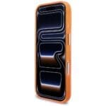 Guess IML Script Metal MagSafe Orange Kryt iPhone 17 Pro Max