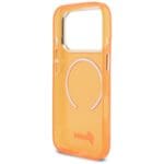 Guess IML Script Metal MagSafe Orange Kryt iPhone 17 Pro Max