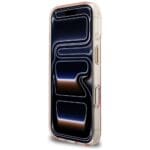 Guess IML Script Metal MagSafe Pink Kryt iPhone 17 Pro Max