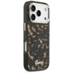 Guess IML Script Metal MagSafe Tortoise Kryt iPhone 17 Pro