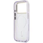 Guess IML Shell Script Metal MagSafe Purple Kryt iPhone 17 Pro Max