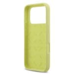 Guess Liquid Silicone 4G Metal Logo Yellow Kryt iPhone 17 Pro
