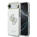 Guess PC/TPU Mirror 4G Glitter Logo MagSafe Gold Kryt iPhone 17 Air