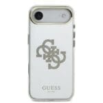 Guess PC/TPU Mirror 4G Glitter Logo MagSafe Gold Kryt iPhone 17 Air