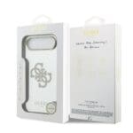 Guess PC/TPU Mirror 4G Glitter Logo MagSafe Gold Kryt iPhone 17 Air