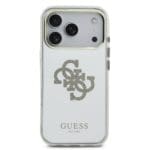 Guess PC/TPU Mirror 4G Glitter Logo MagSafe Gold Kryt iPhone 17 Pro Max