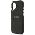 Guess Peony Hot Stamp MagSafe Black Kryt iPhone 17