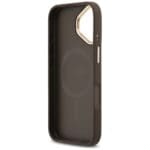 Guess Peony Hot Stamp MagSafe Brown Kryt iPhone 17