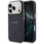 Guess Peony Hot Stamp MagSafe Sky Blue Kryt iPhone 17 Pro Max