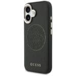 Guess Perforated 4G MagSafe Black Kryt iPhone 17