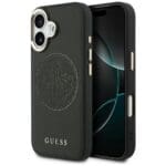 Guess Perforated 4G MagSafe Black Kryt iPhone 17