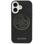 Guess Perforated 4G MagSafe Black Kryt iPhone 17