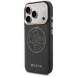 Guess Perforated 4G MagSafe Black Kryt iPhone 17 Pro