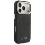 Guess Perforated 4G MagSafe Black Kryt iPhone 17 Pro Max