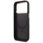 Guess Perforated 4G MagSafe Black Kryt iPhone 17 Pro Max