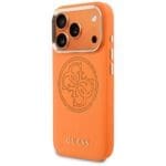Guess Perforated 4G MagSafe Orange Kryt iPhone 17 Pro