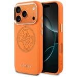 Guess Perforated 4G MagSafe Orange Kryt iPhone 17 Pro