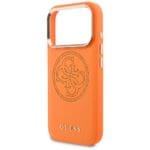 Guess Perforated 4G MagSafe Orange Kryt iPhone 17 Pro