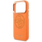 Guess Perforated 4G MagSafe Orange Kryt iPhone 17 Pro Max
