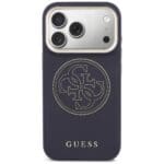 Guess Perforated 4G MagSafe Sky Blue Kryt iPhone 17 Pro