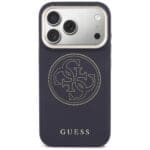 Guess Perforated 4G MagSafe Sky Blue Kryt iPhone 17 Pro Max