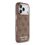 Guess PU 4G MagSafe Strap Limited Edition 299 Brown Kryt iPhone 17 Pro