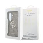 Guess PU 4G Metal Logo Brown Kryt Samsung Galaxy S26 Plus