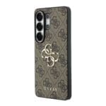 Guess PU 4G Metal Logo Brown Kryt Samsung Galaxy S26 Ultra