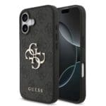 Guess PU 4G Metal Logo Grey Kryt iPhone 17