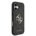 Guess PU 4G Metal Logo Grey Kryt iPhone 17