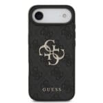 Guess PU 4G Metal Logo Grey Kryt iPhone 17 Air