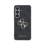 Guess PU 4G Metal Logo Grey Kryt Samsung Galaxy S26 Plus