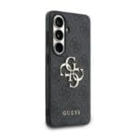 Guess PU 4G Metal Logo Grey Kryt Samsung Galaxy S26 Plus