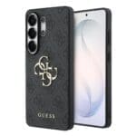 Guess PU 4G Metal Logo Grey Kryt Samsung Galaxy S26 Ultra