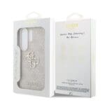 Guess PU 4G Metal Logo Pink Kryt Samsung Galaxy S26 Ultra