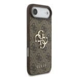 Guess PU 4G Metal Logo Strap Brown Kryt iPhone 17 Air