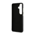 Guess PU 4G Resin Metal Logo Black Kryt Samsung Galaxy S26