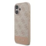 Guess PU 4G Stripe Pink Kryt iPhone 17