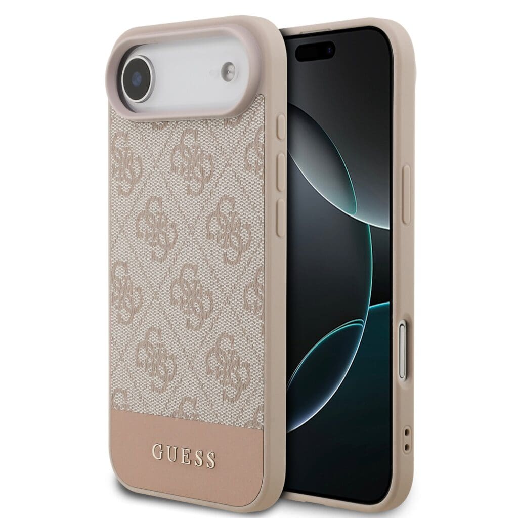 Guess PU 4G Stripe Pink Kryt iPhone 17 Air