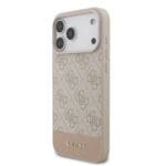 Guess PU 4G Stripe Pink Kryt iPhone 17 Pro Max