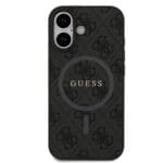 Guess PU Leather 4G Colored Ring MagSafe Black Kryt iPhone 17